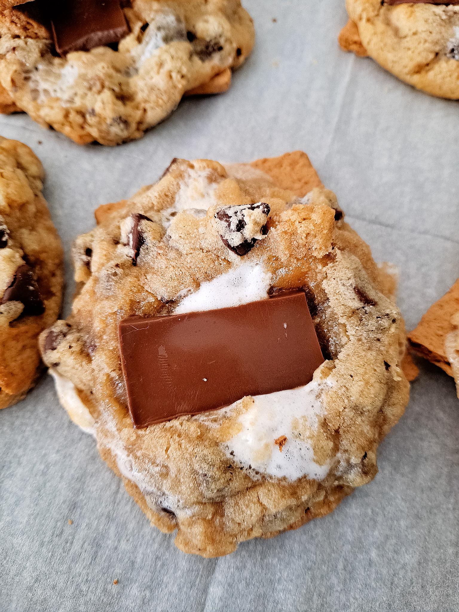 S'mores Cookies - Adoleo Baking